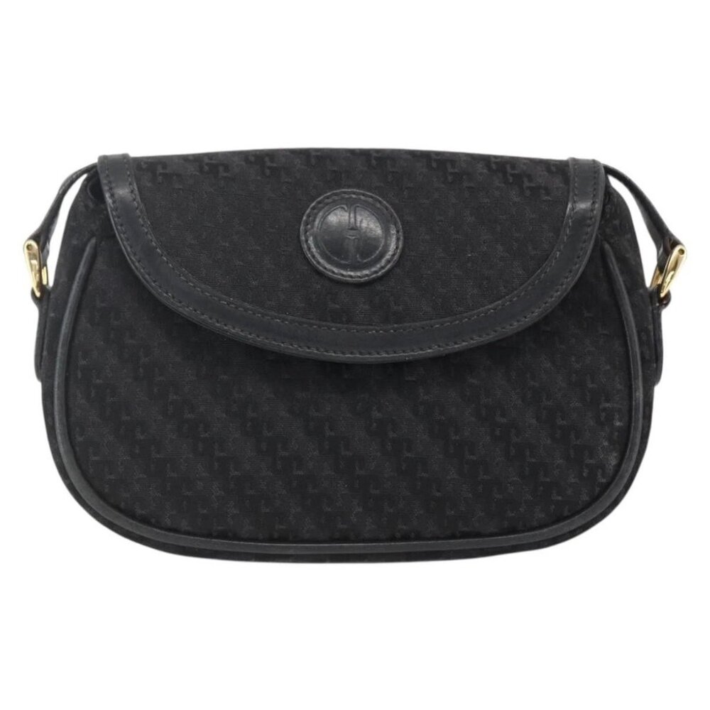 GUCCI Shoulder Bag Old Gucci Black Gold Auth 158414 - Picture 4 of 15
